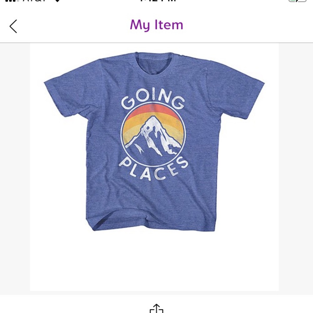 Royal Heather toddler tee